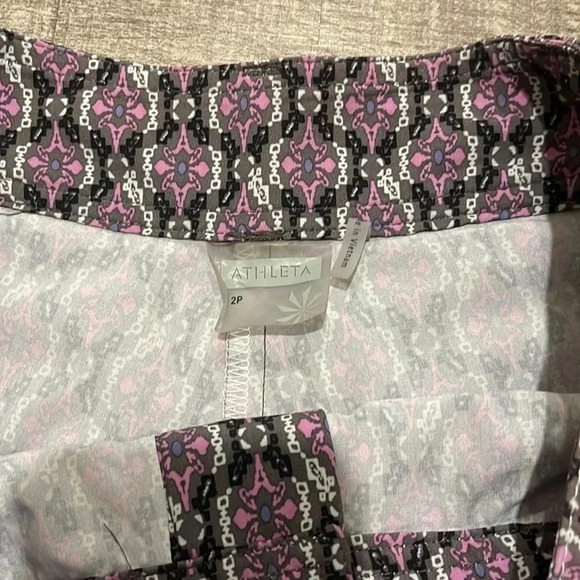 Athleta - Whatever Everyday Lined Skort Skirt - Size 2P - Purple/Grey/Black - Picture 2 of 7
